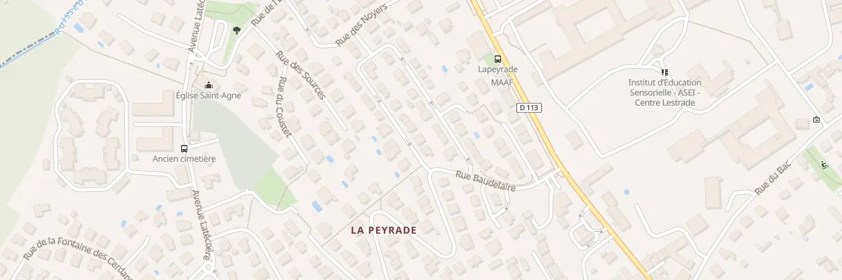Plan du 4 Rue Verlaine à Ramonville-Saint-Agne