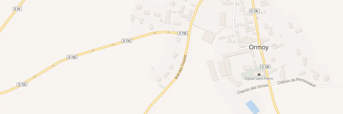Plan du 4 Rue des Tréaies à Ormoy