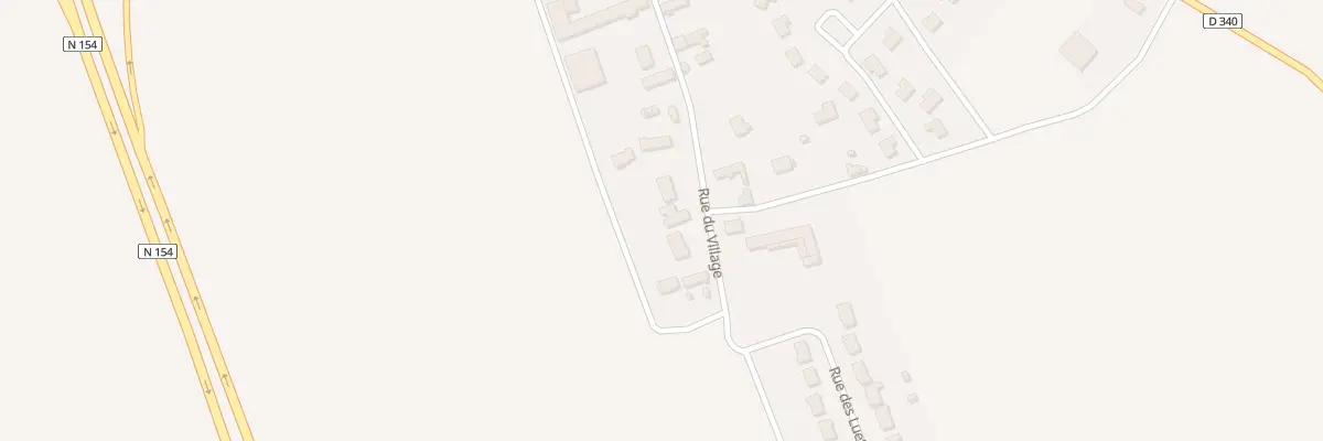 Plan du 7 Rue du Village à Poisvilliers
