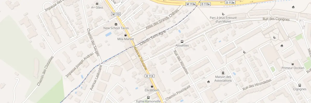 Plan du 7 Rue des Cigognes à Ramonville-Saint-Agne