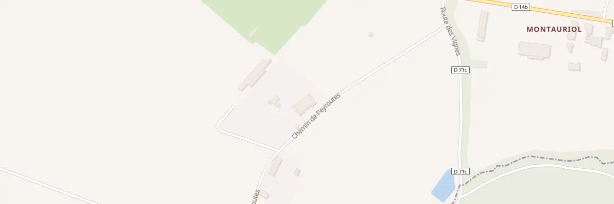 Plan du 292 Chem de Peyroutes à Villematier