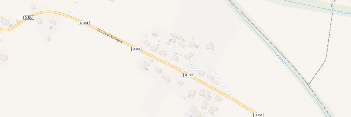 Plan du 3 Rte d’Auragne à Grépiac