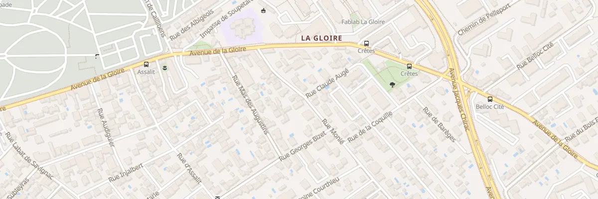 Plan du 53 Rue Monie à Toulouse