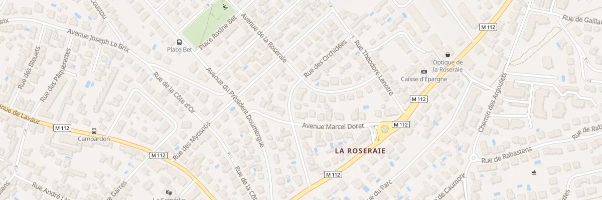 Plan du 16 Rue des Orchidées à Toulouse