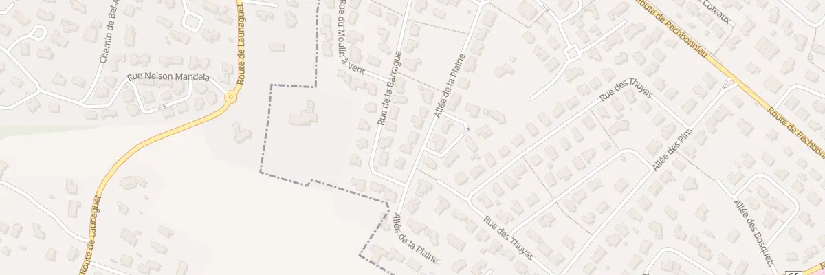 Plan du 22 All de la Plaine à Saint-Loup-Cammas