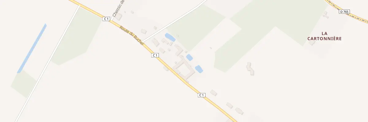 Plan du 21 Rte du Bucher à Cheverny