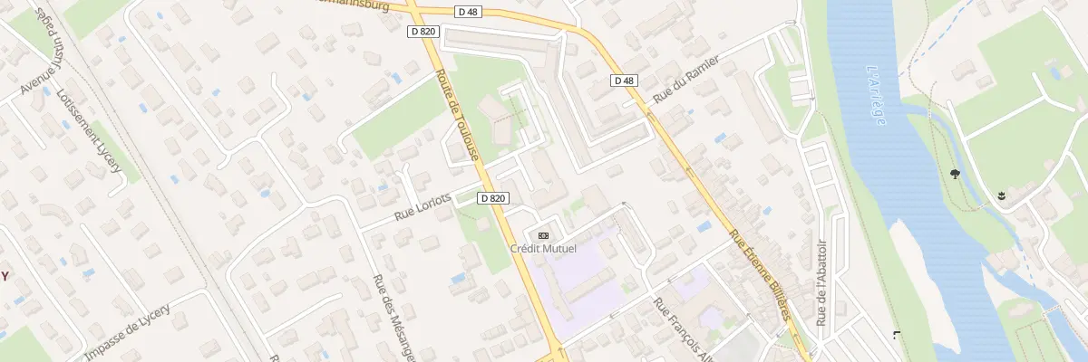 Plan du 20 Rte de Toulouse à Auterive
