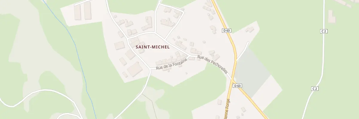 Plan du 6 Rue Fontaine St Michel à Laurière