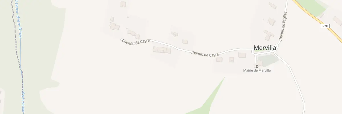 Plan du 21 Cayre à Mervilla