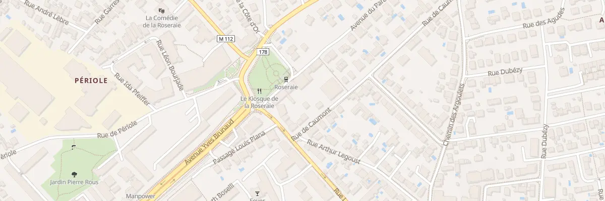 Plan du 6B Av du Parc à Toulouse