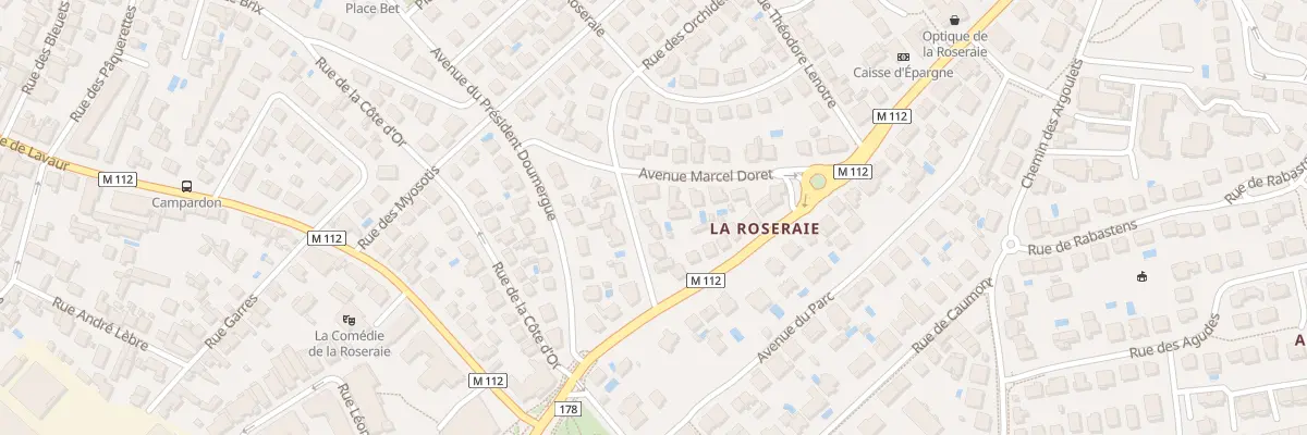 Plan du 8 Rue des Orchidées à Toulouse