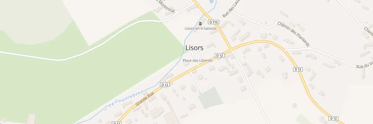 Plan du 57 Le Village à Lisors