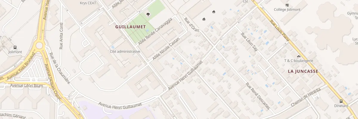 Plan du 5 Rue d’Alger à Toulouse