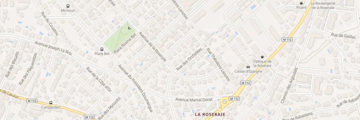 Plan du 21 Rue des Orchidées à Toulouse