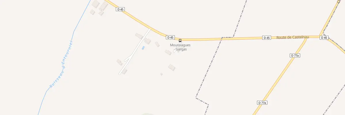 Plan du 67 Rte de la Mouissagues à Gargas
