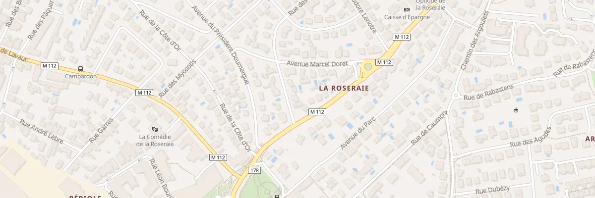 Plan du 4 Rue des Orchidées à Toulouse