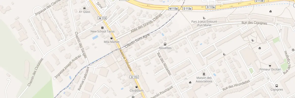 Plan du 15 Rue des Cigognes à Ramonville-Saint-Agne