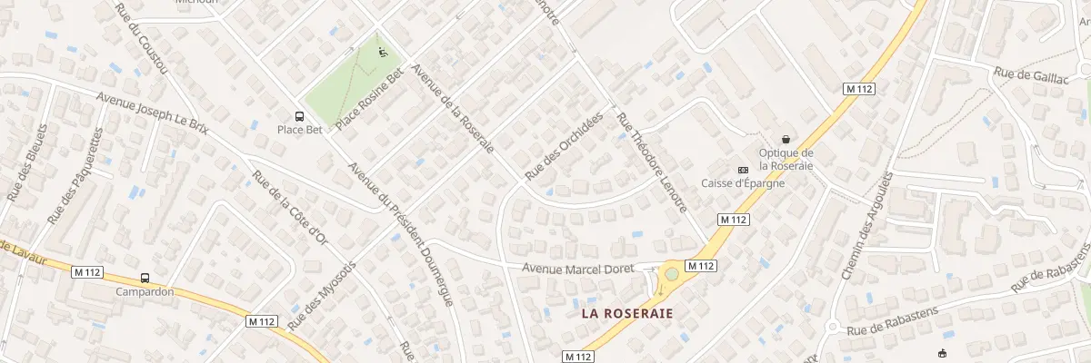 Plan du 20 Rue des Orchidées à Toulouse