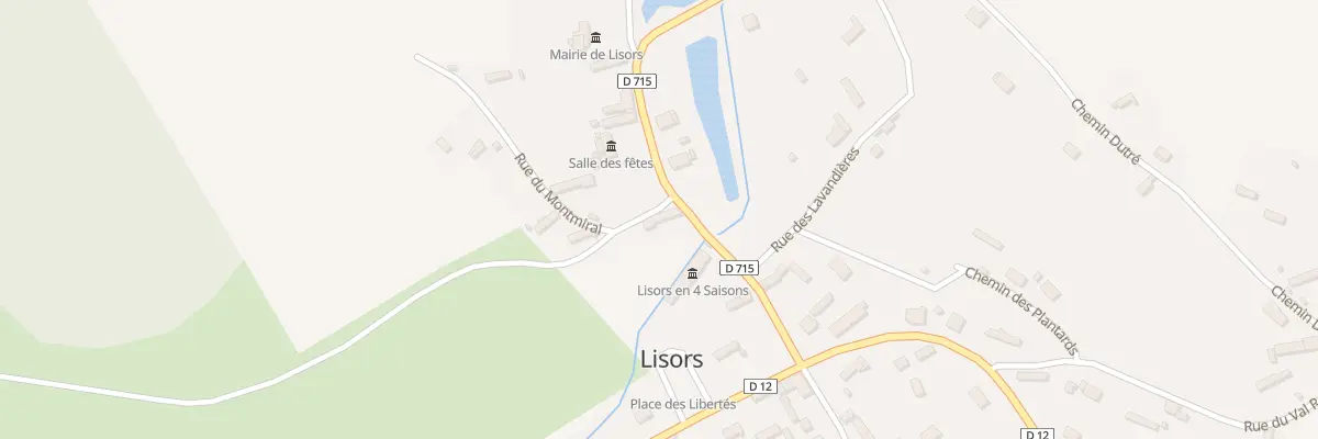 Plan du 5 La Cote Barbarie à Lisors