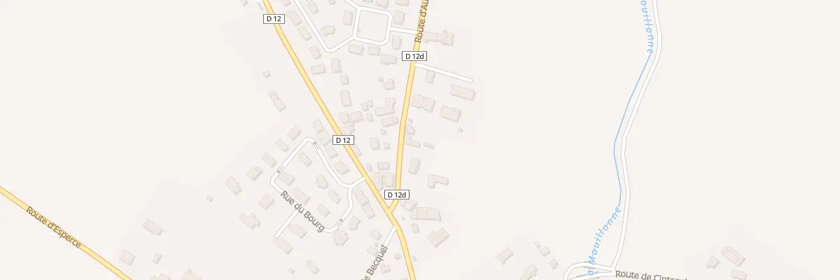 Plan du 92 Rte d’Auterive à Caujac
