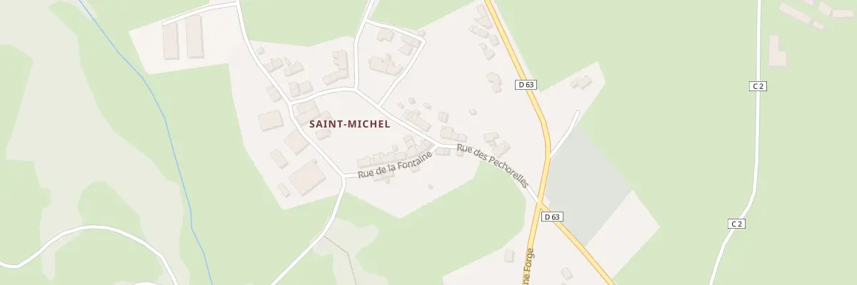Plan du 15 Rue des Pechorelles St Michel à Laurière