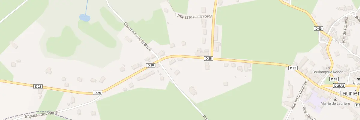 Plan du 7 Rue des Vignes à Laurière