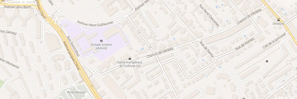 Plan du 18 Rue Jean-Jacques Rousseau à Toulouse
