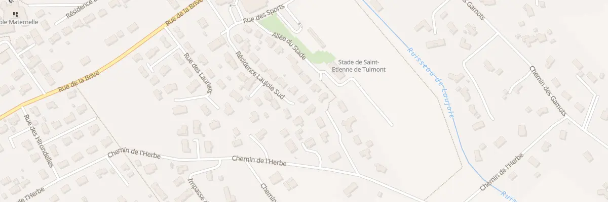 Plan du 10 Laujole à Saint-Étienne-de-Tulmont