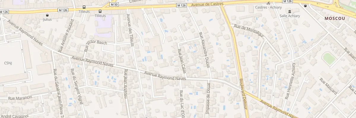 Plan du 5B Rue Jean Calas à Toulouse