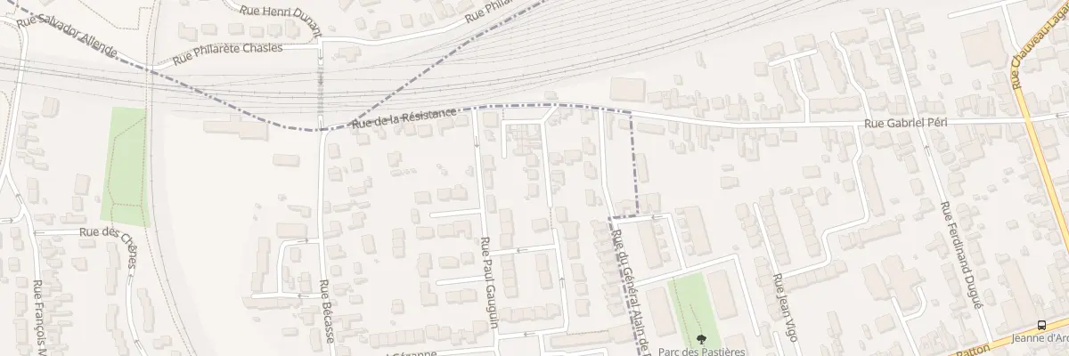 Plan du 10 Imp Verjade à Lucé