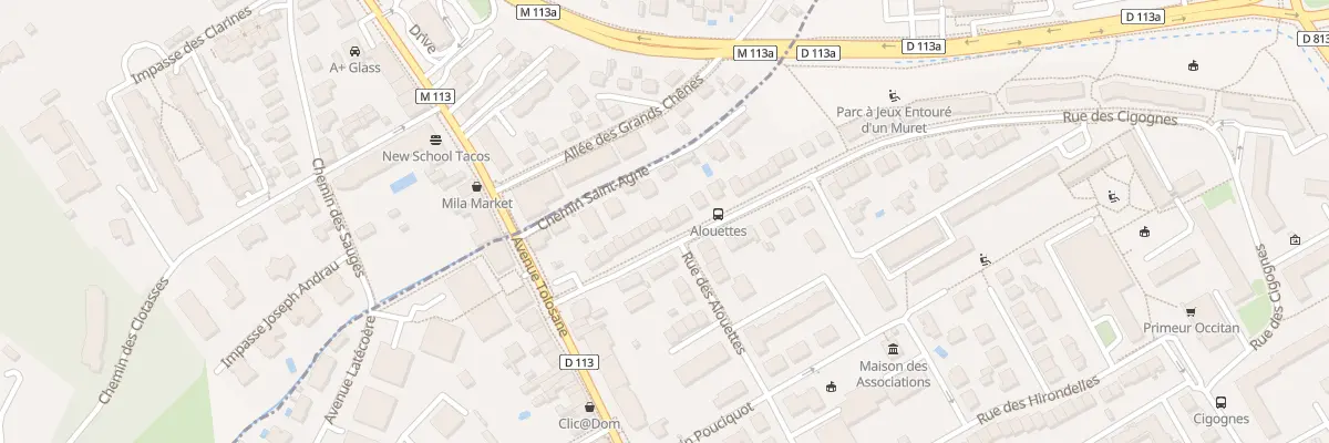 Plan du 21 Rue des Cigognes à Ramonville-Saint-Agne