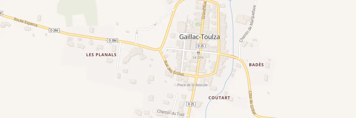 Plan du 190 La Ville à Gaillac-Toulza