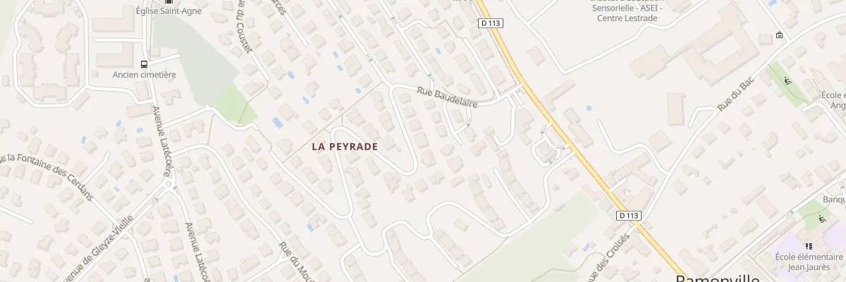 Plan du 13 Rue Baudelaire à Ramonville-Saint-Agne