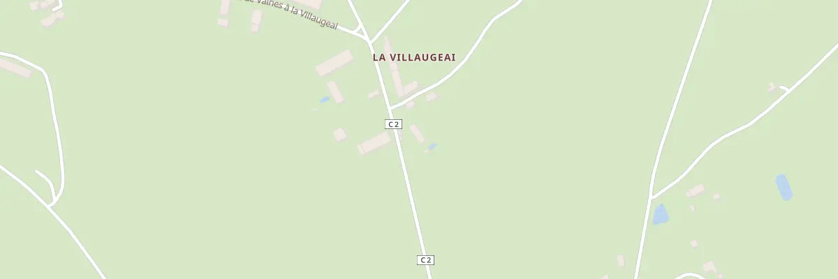 Plan du 2 La Villaugeai à Vigoux