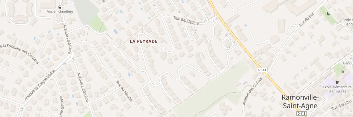 Plan du 19 Rue Baudelaire à Ramonville-Saint-Agne