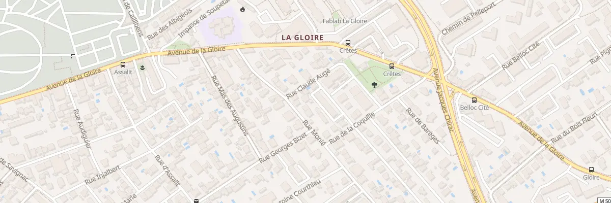 Plan du 56 Rue Monie à Toulouse