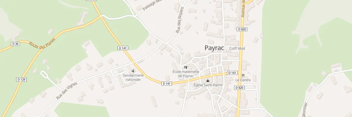 Plan du 5301 Payrac à Payrac
