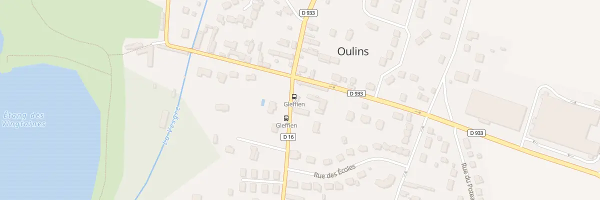 Plan du 18 Rue du Gleffien à Oulins