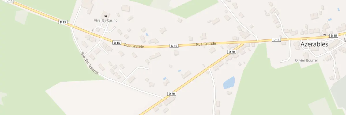 Plan du 35 Rue Grande à Azerables