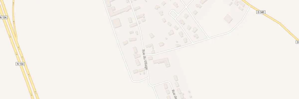 Plan du 6 Rue du Village à Poisvilliers