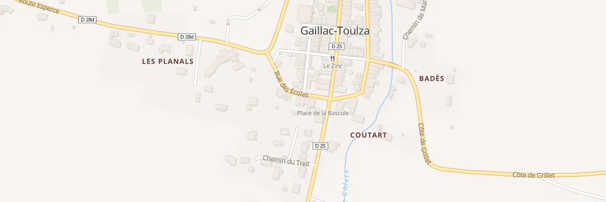 Plan du 7 Pl de la Bascule à Gaillac-Toulza
