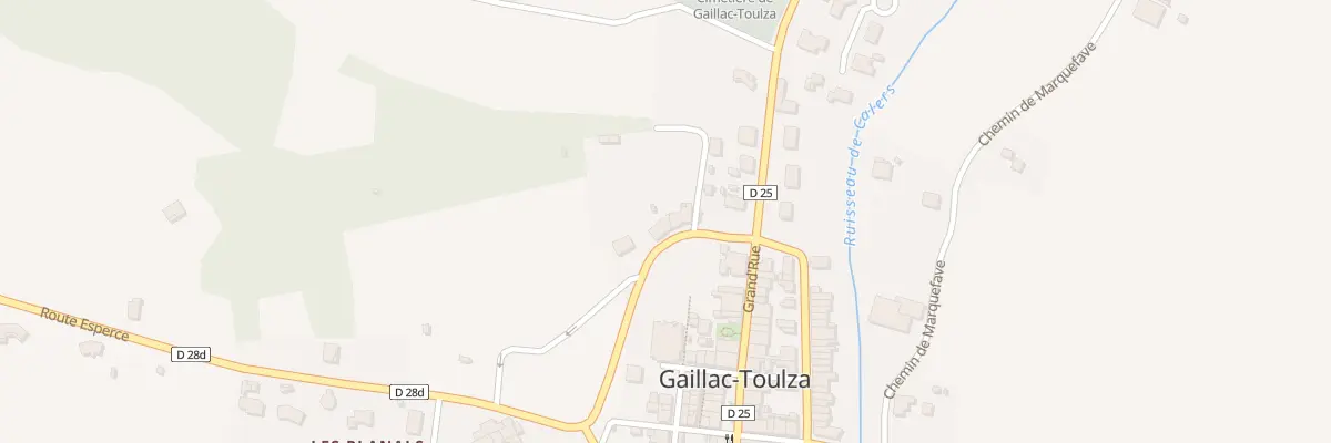 Plan du 154B La Ville à Gaillac-Toulza