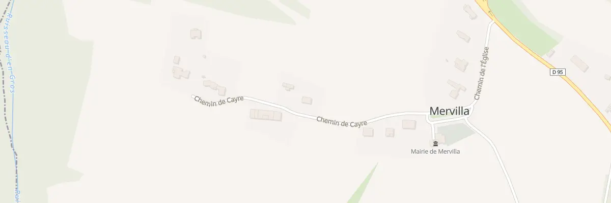 Plan du 20 Chem de Cayre à Mervilla