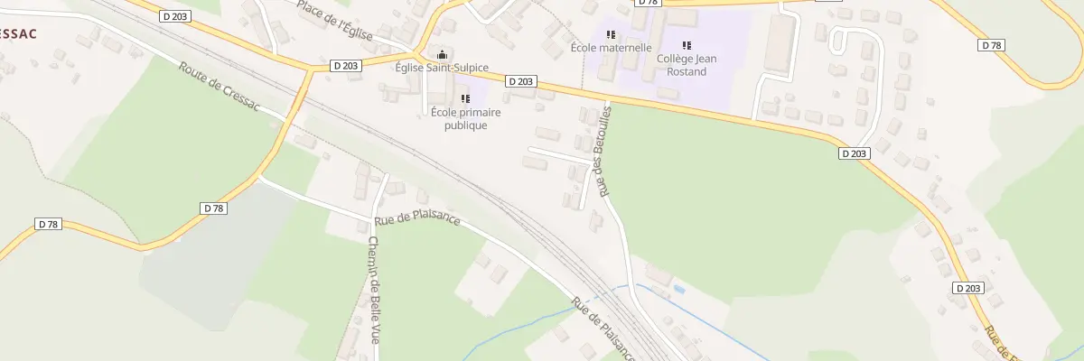 Plan du 5 Imp des Betoulles à Saint-Sulpice-Laurière