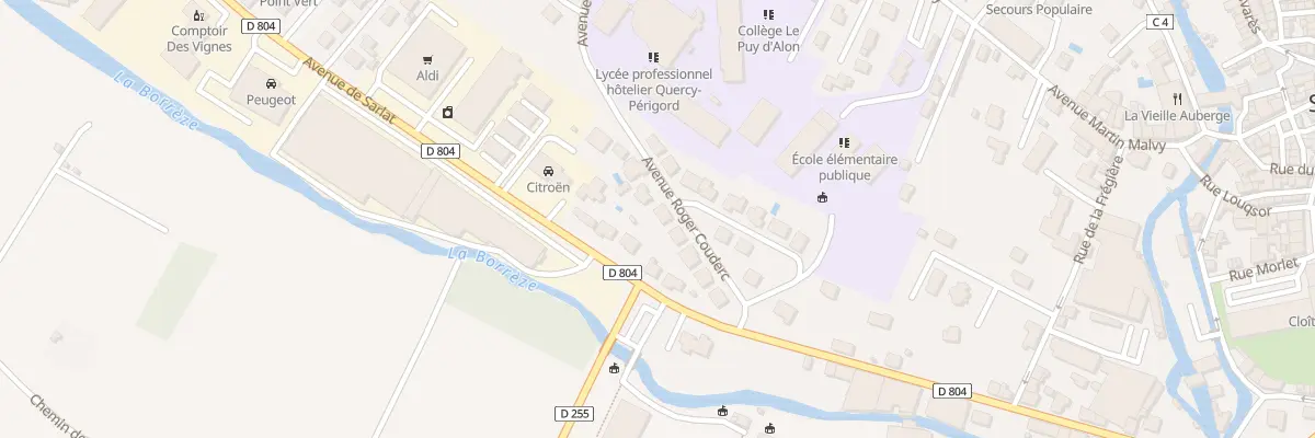 Plan du 9 Av Roger Couderc à Souillac