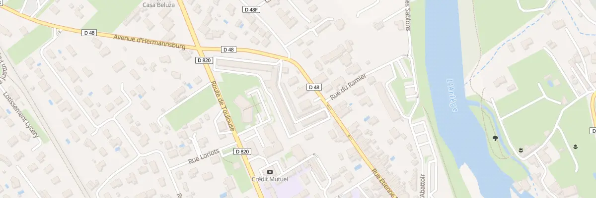 Plan du 45 Rue Etienne Billières à Auterive