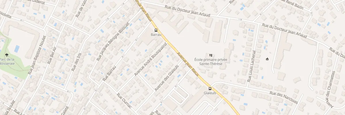 Plan du 178 Av Jean Rieux à Toulouse