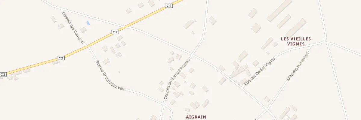 Plan du 17 Rte d’Aigrain à Sassay