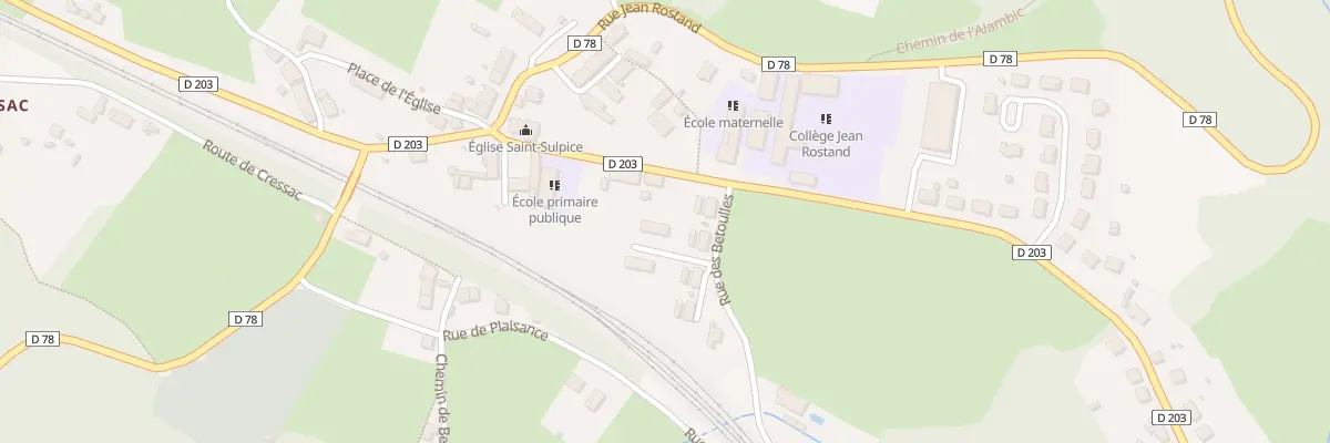 Plan du 4 Imp des Betoulles à Saint-Sulpice-Laurière
