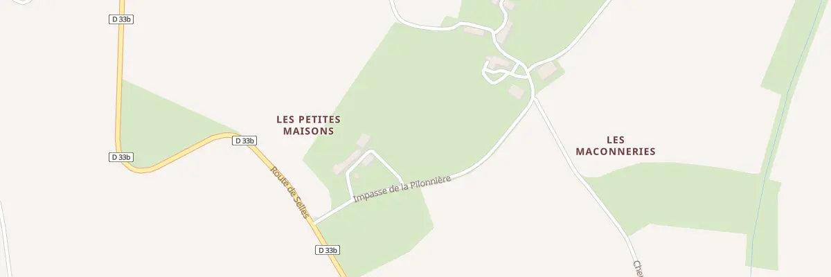 Plan du 5431 Les Petites Maisons à Frédille